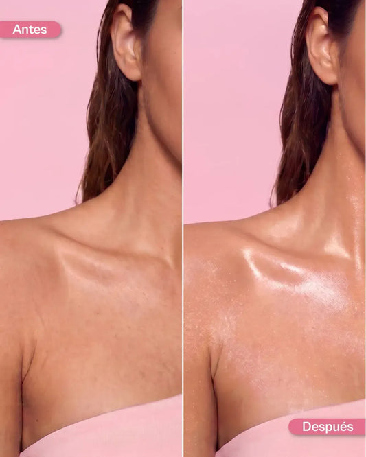 Dluchi Body Shimmer Coporal Perlado Glow Girl Sofia Echeverri