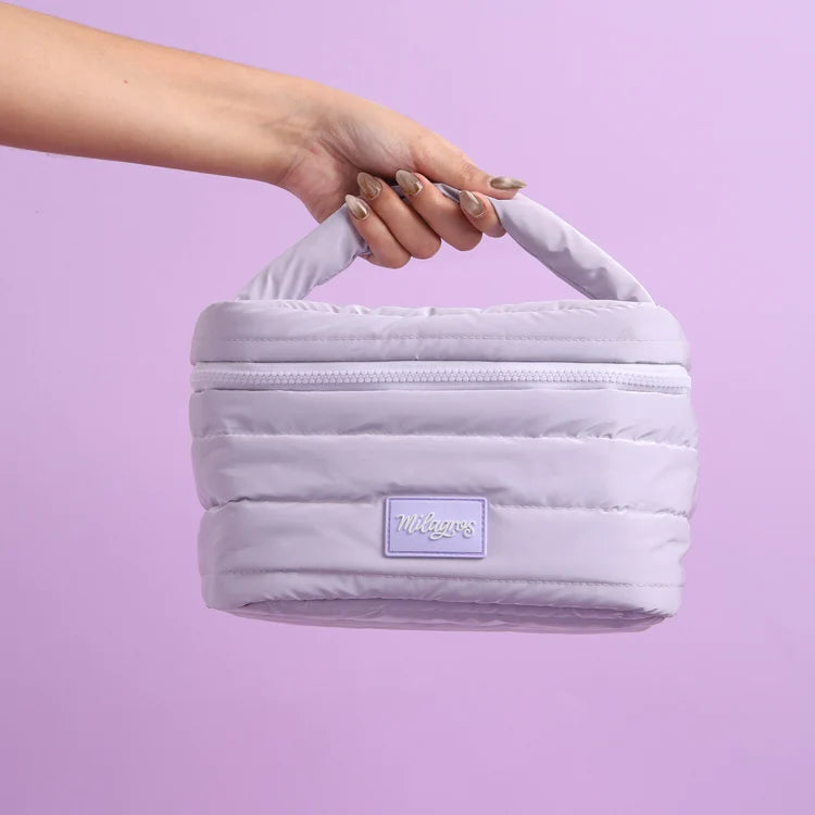Milagros Bolso Cosmetiquera Morada