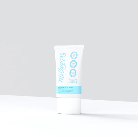 Bloqueador Protector Solar Facial Milagros