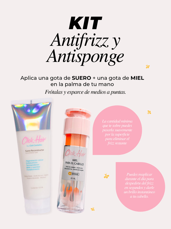 Click Hair Duo Antifrizz y Antiesponge