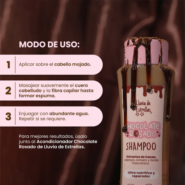 Lluvia de Estrellas Shampoo Chocolate Rosado