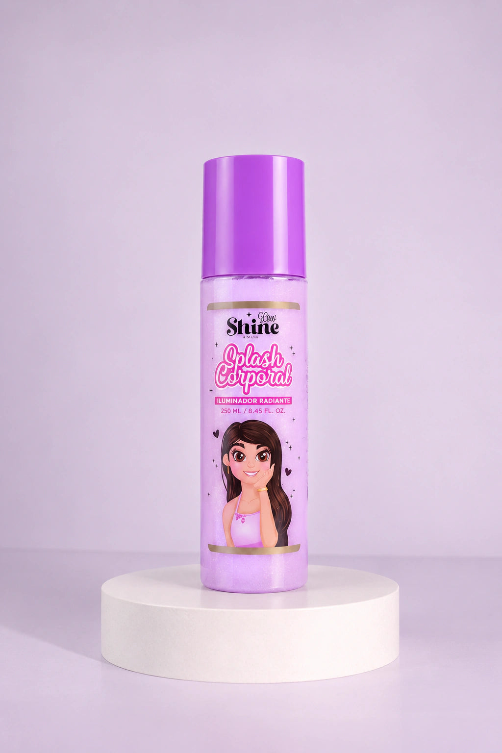 Glow Shine By La YAJA Splash Morado 250ml