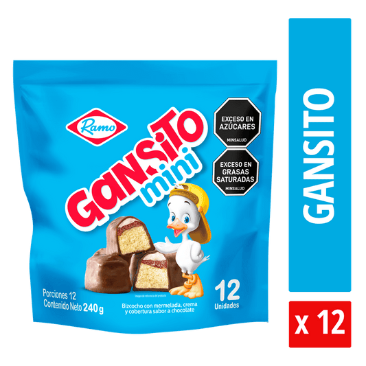 Gansito Mini 12 Unidades x 20 GR