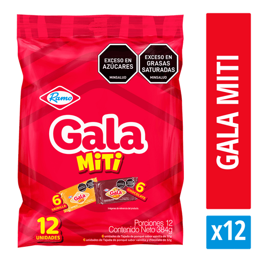 Gala Miti Surtido 12 Unidades