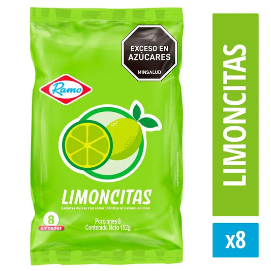 Galletas Limoncitas Ramo 19 GR Pack 8 Unidades