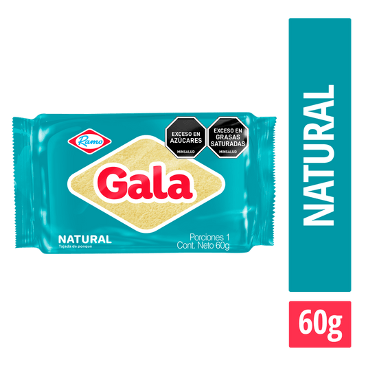Ponque Gala Tajada Natural 60 GR