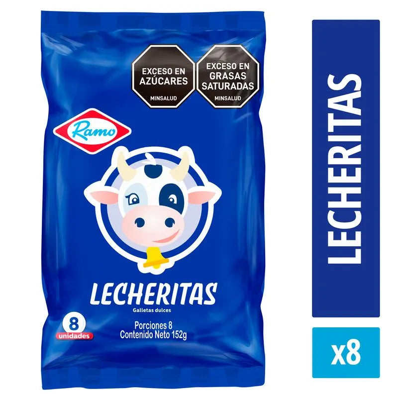 Galletas Lecheritas Ramo 19 GR Pack 8 Unidades