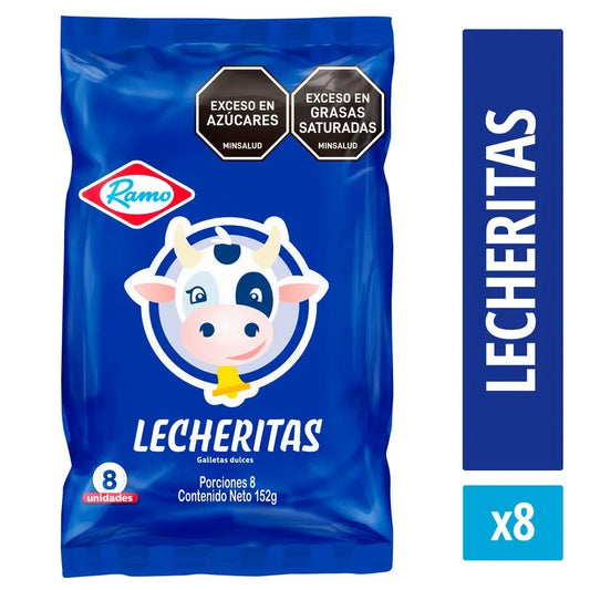 Galletas Lecheritas Ramo 19 GR Pack 8 Unidades
