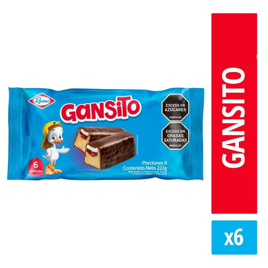 Gansito Barrita Pack 6 Unidades x 37 GR