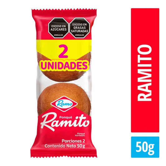 Ponque Ramito 2 Unidades 50 GR