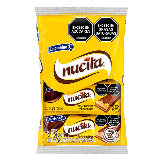 Galleta Wafer Nucita x 8 Unidades