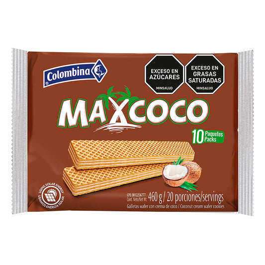 Galleta Wafer Max Coco x 10 Unidades