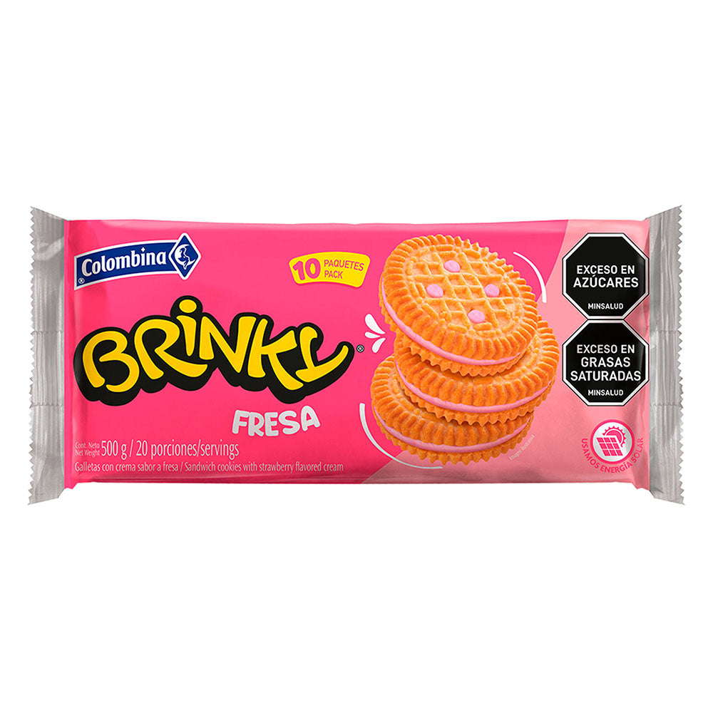 Galleta Brinky Fresa x 10