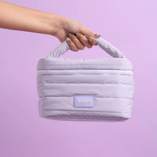 Milagros Bolso Cosmetiquera Morada