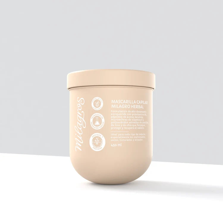 Milagros Mascarilla Capilar Milagro Herbal