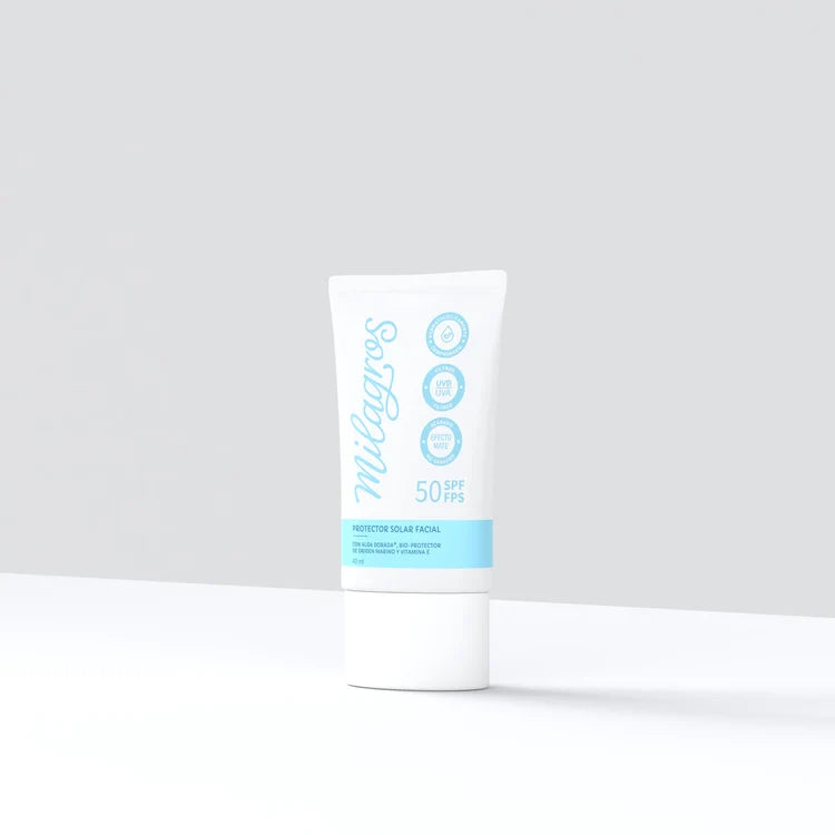 Bloqueador Protector Solar Facial Milagros
