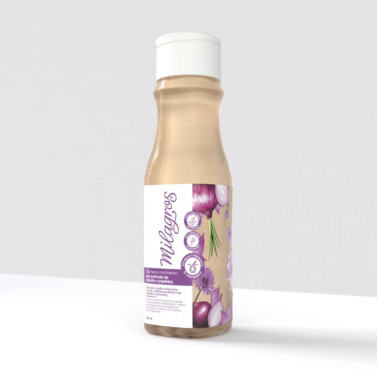 Milagros Shampoo Crecimiento con Extractos de Cebolla y Peptidos