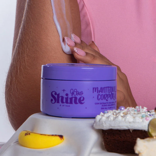 Glow Shine By La YAJA Mantequilla Corporal Morada