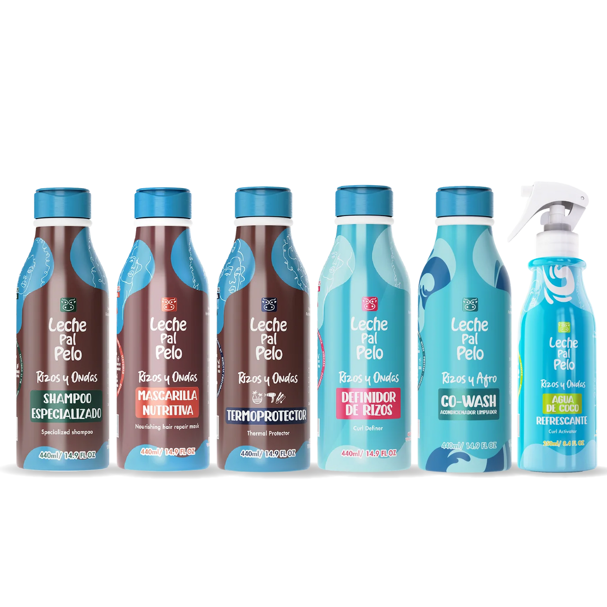 Leche Pal Pelo Kit Rizos y Ondas