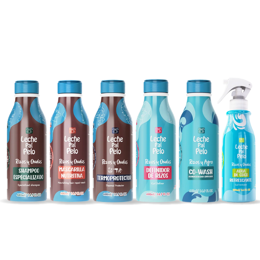 Leche Pal Pelo Kit Rizos y Ondas