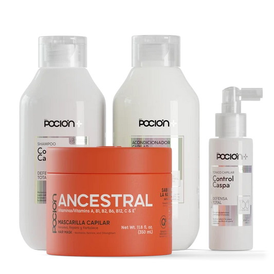 La pocion Kit Control Caspa y Reparación