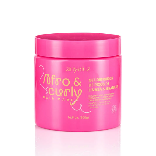 Anyeluz Gel Definidor de Rizos con Linaza y Granada