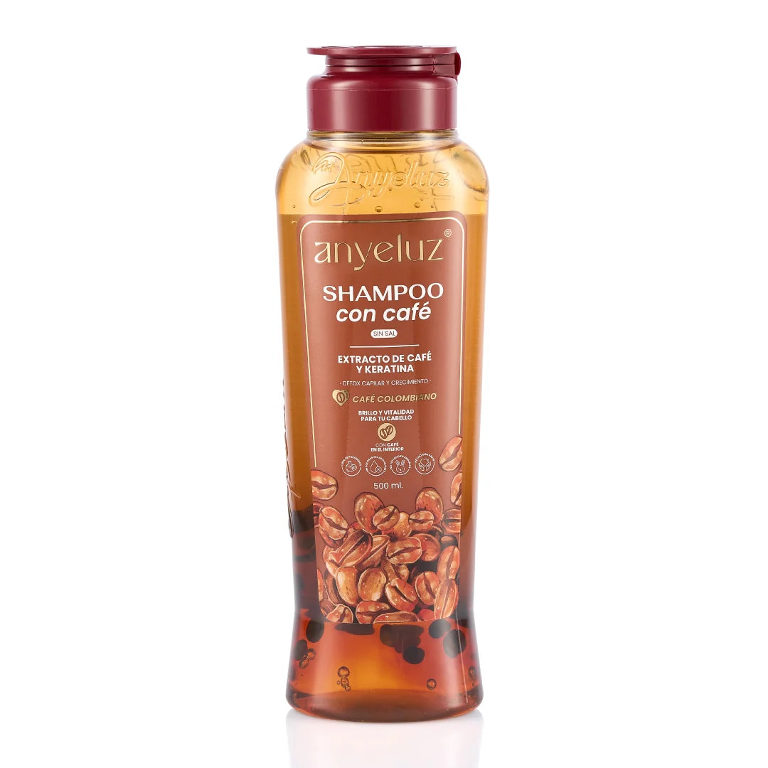 Anyeluz Shampoo con Cafe