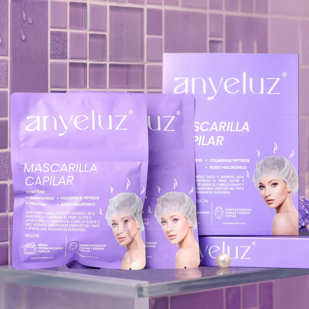 Anyeluz Gorro Mascarilla Capilar Con Vapor