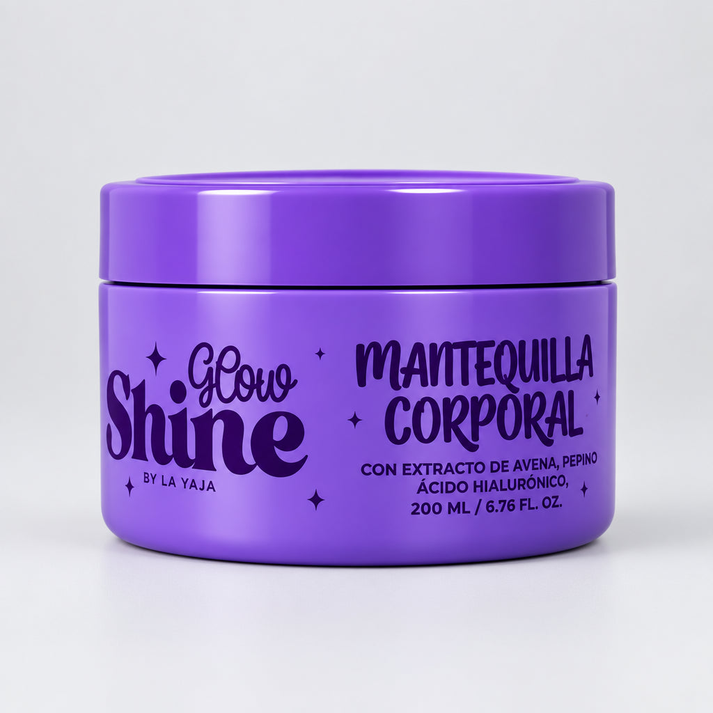 Glow Shine By La YAJA Mantequilla Corporal Morada
