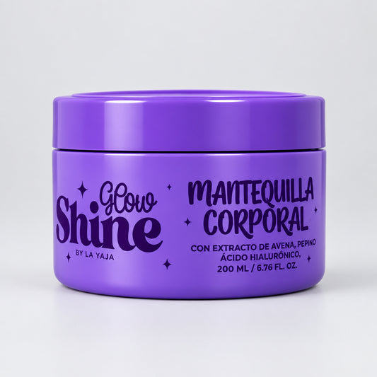Glow Shine By La YAJA Mantequilla Corporal Morada