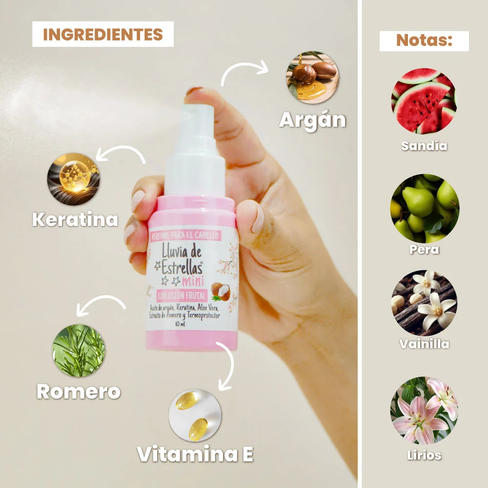 Lluvia de Estrellas Mini Perfume para el cabello