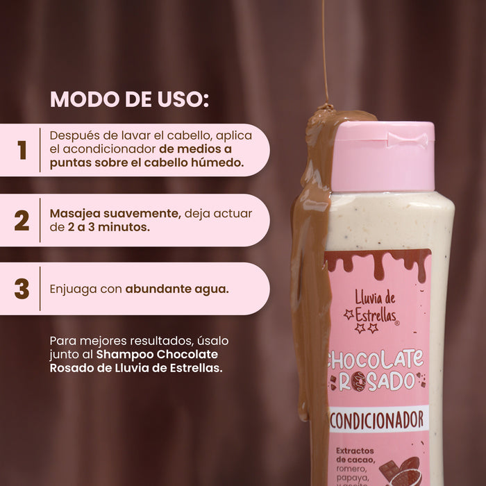 Lluvia de Estrellas Acondicionador Chocolate Rosado