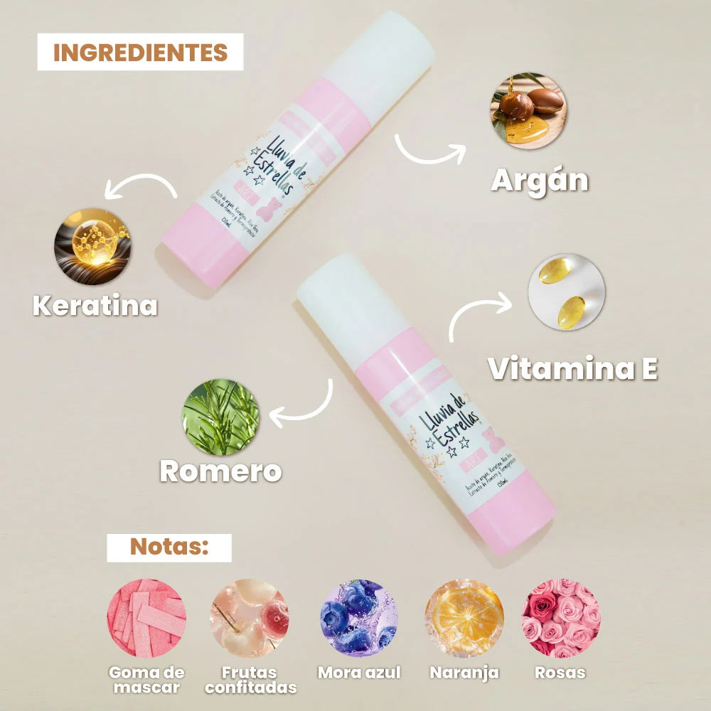 Lluvia de Estrellas Perfume para el cabello