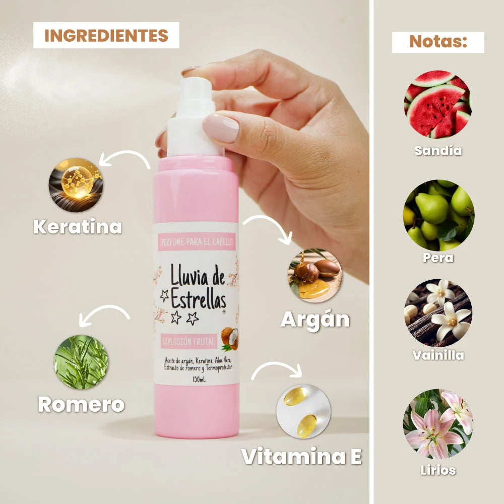 Lluvia de Estrellas Perfume para el cabello