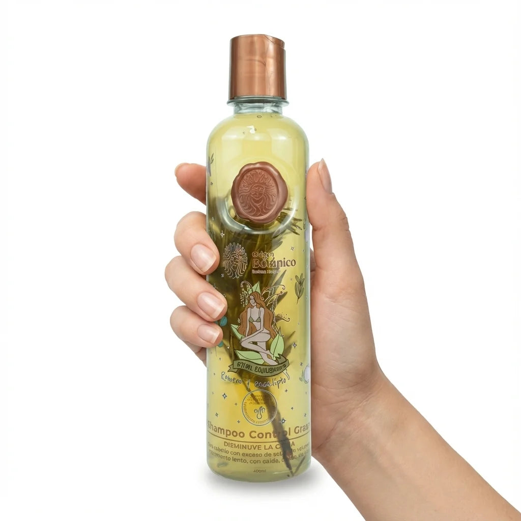 Origen Botanico Shampoo Control Grasa Romero y Eucalipto