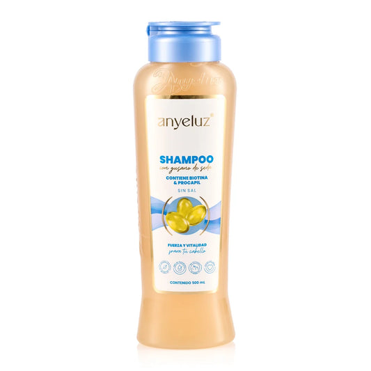Anyeluz Shampoo de gusano de seda