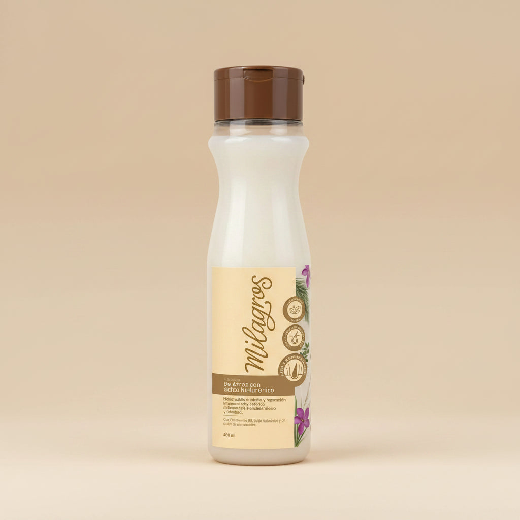 Shampoo Arroz y Linaza Milagros