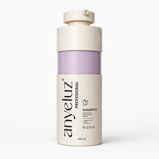 Anyeluz Shampoo Profesional Reparación, Restauración y Brillo