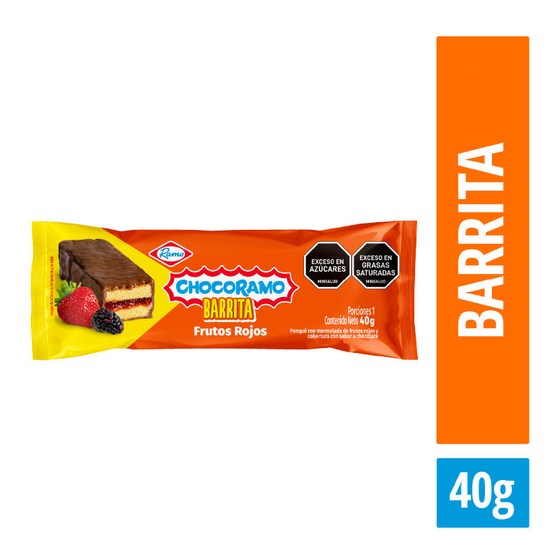 Chocoramo Barrita Frutos Rojos 40 GR