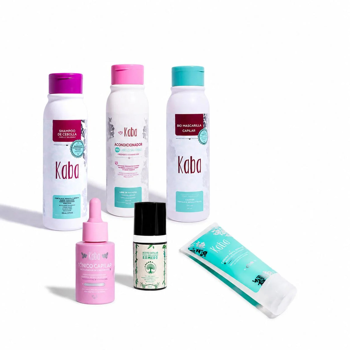 Kaba Kit Crecimiento Intensivo + Aceite para Puntas La Receta (6 Productos)
