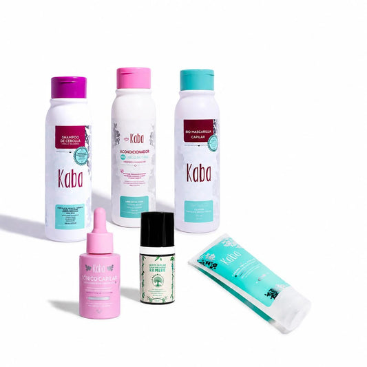Kaba Kit Crecimiento Intensivo + Aceite para Puntas La Receta (6 Productos)