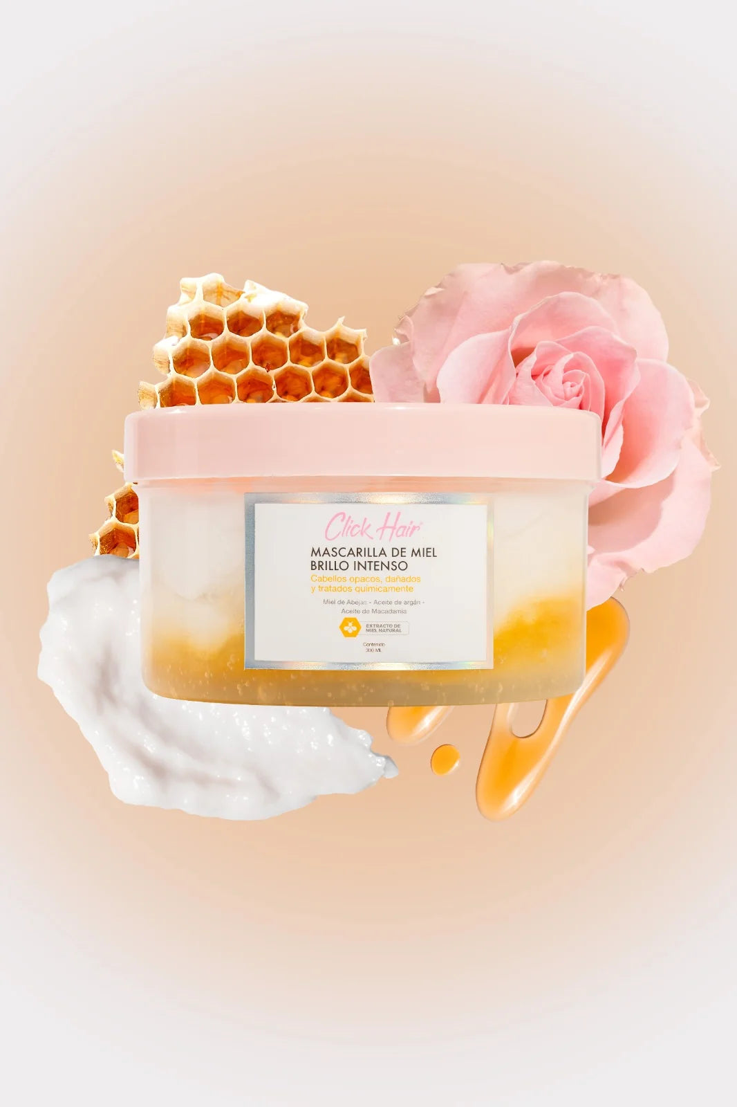 Click Hair Mascarilla de Miel 300 ml