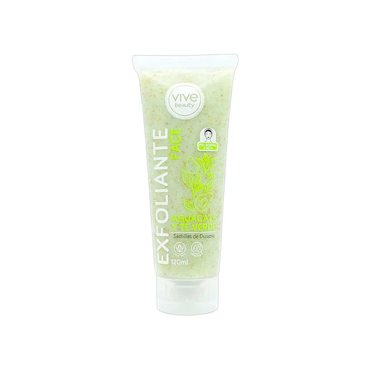 Vive Beauty Exfoliante Facial Aguacate y Te Verde 120ml