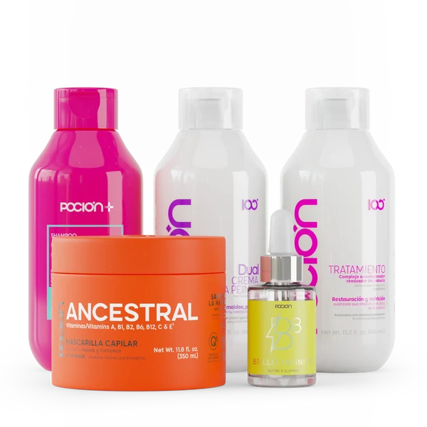 La pocion Kit Control Grasa + Reparación Anti-Frizz