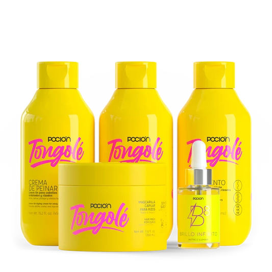 La pocion Rizos Brillantes y Anti-Frizz