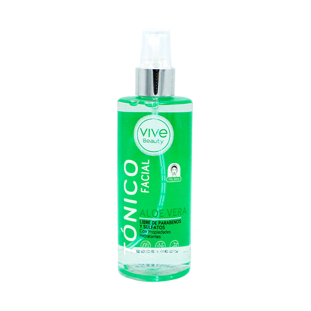 Vive Beauty Tonico facial aloe vera 250 ml